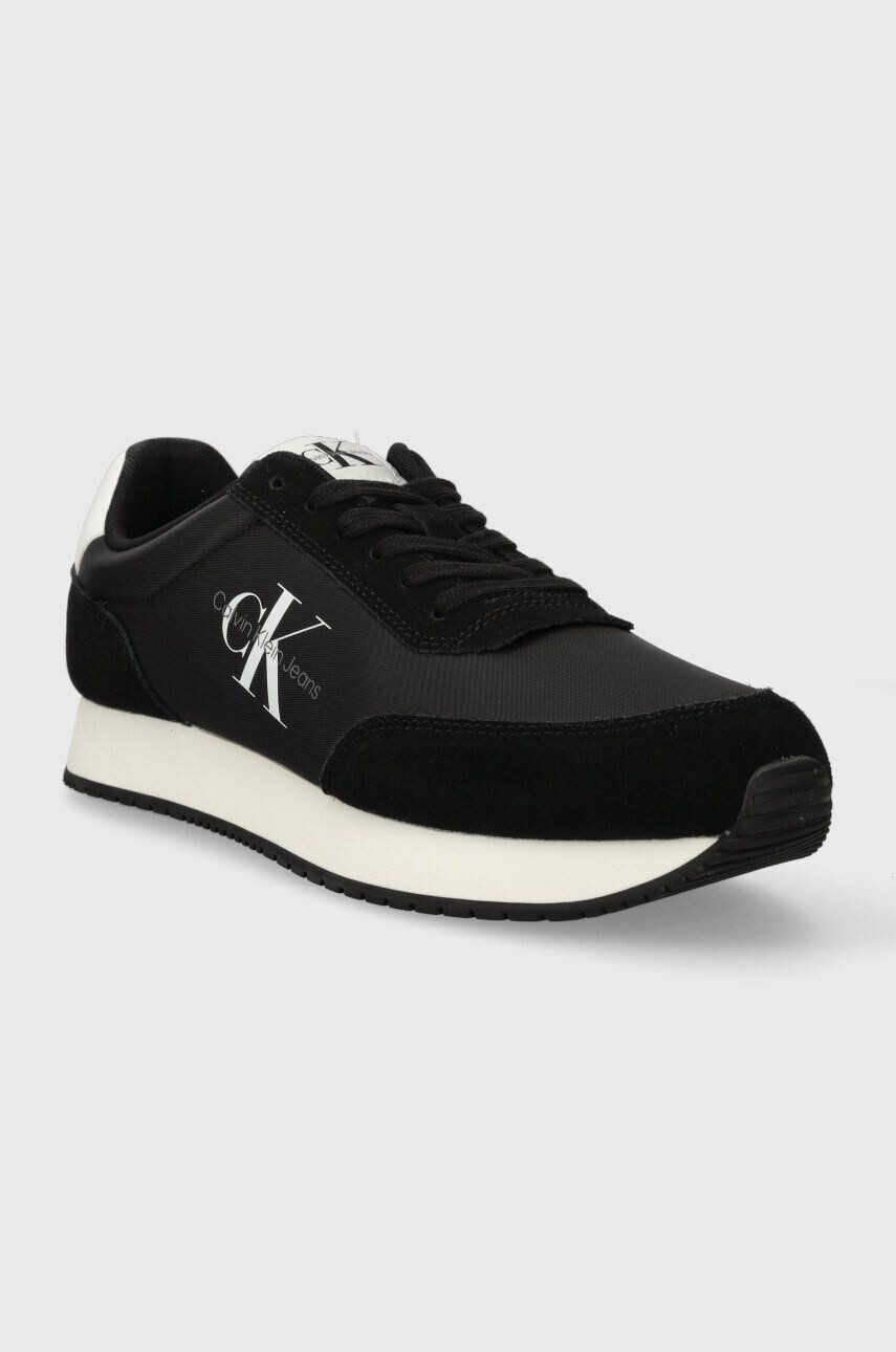 Calvin Klein Jeans Tenisky RETRO RUNNER SU-NY MONO čierna farba YM0YM00746 - Pepit.sk