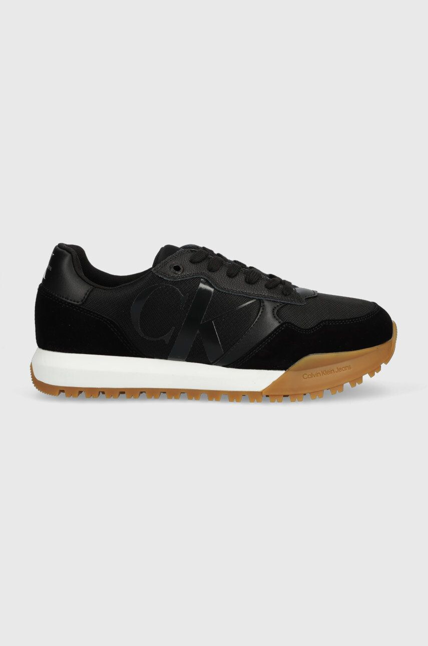 Calvin Klein Jeans Tenisky YM0YM00583 TOOTHY RUNNER BOLD MONO čierna farba - Pepit.sk