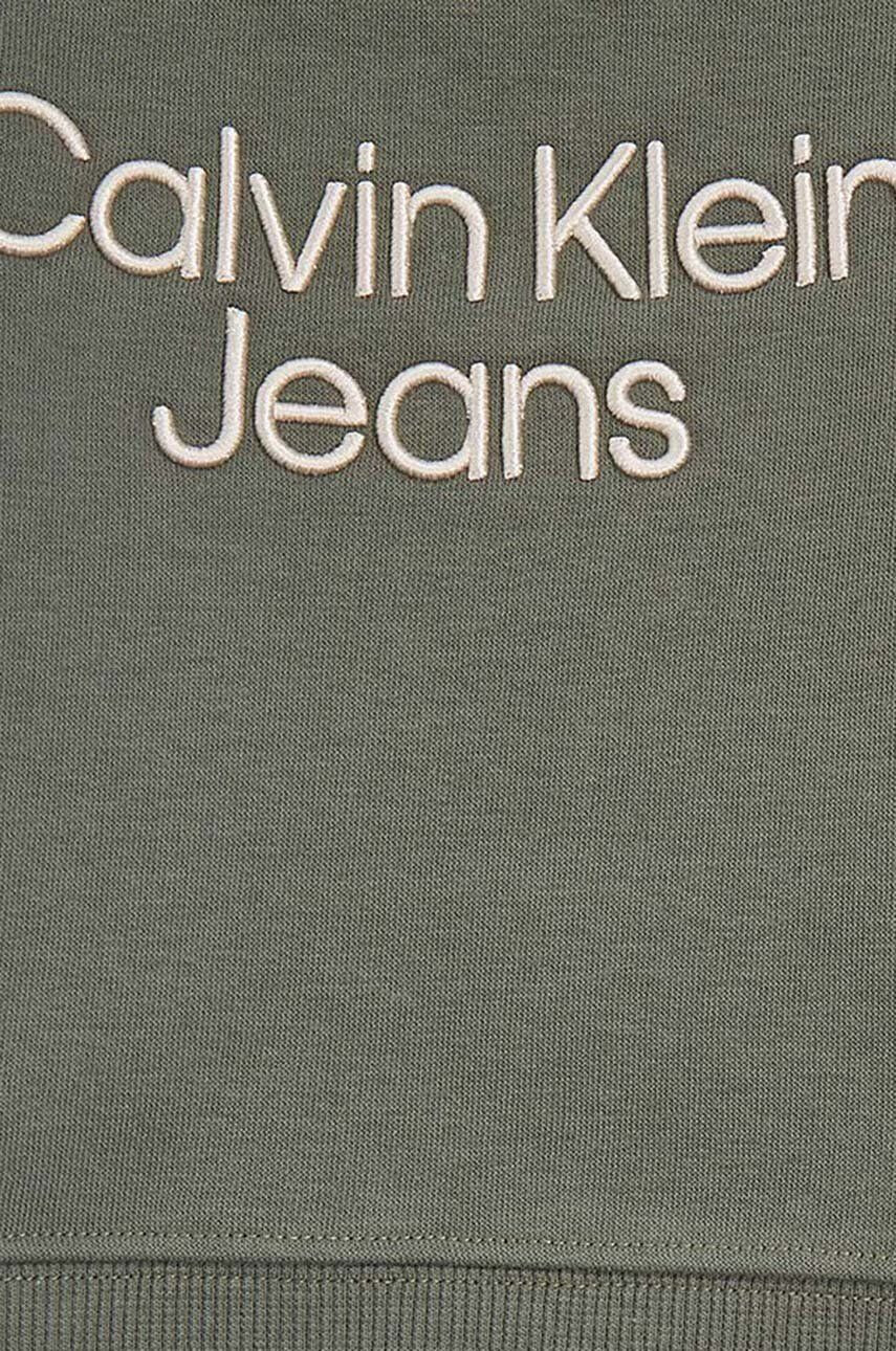 Calvin Klein Jeans Tepláková súprava pre bábätká zelená farba - Pepit.sk