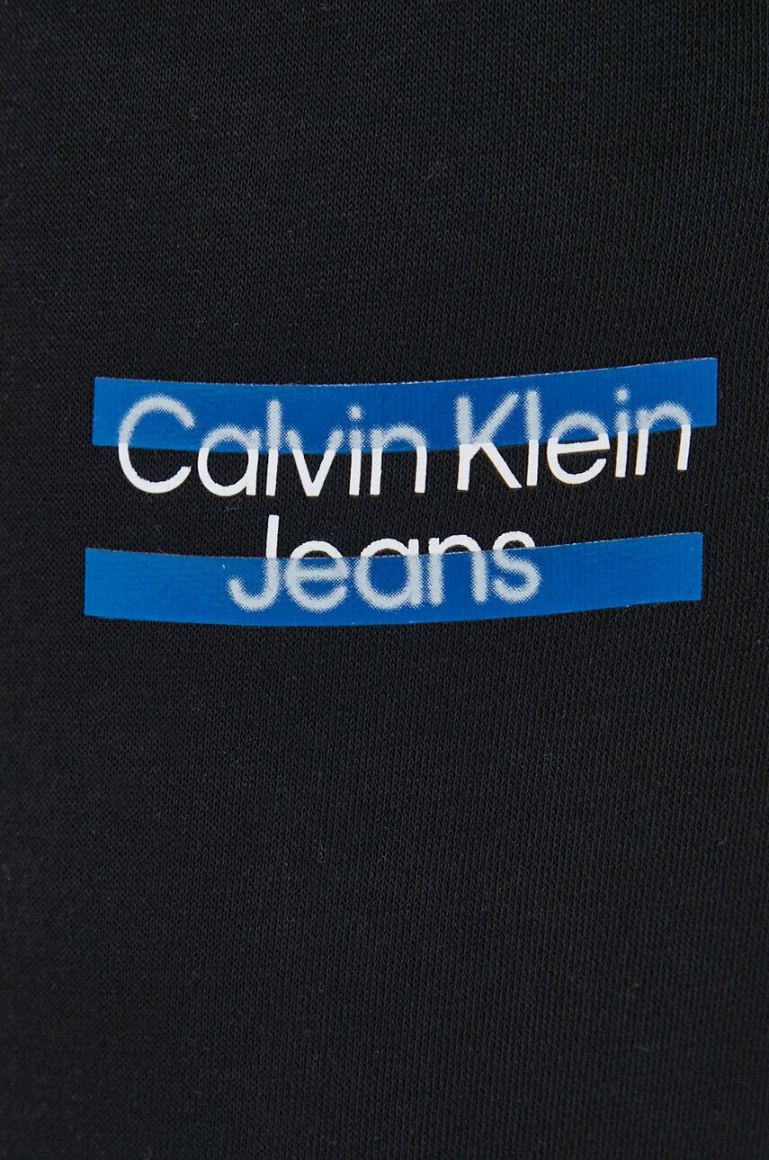 Calvin Klein Jeans Tepláky čierna farba - Pepit.sk