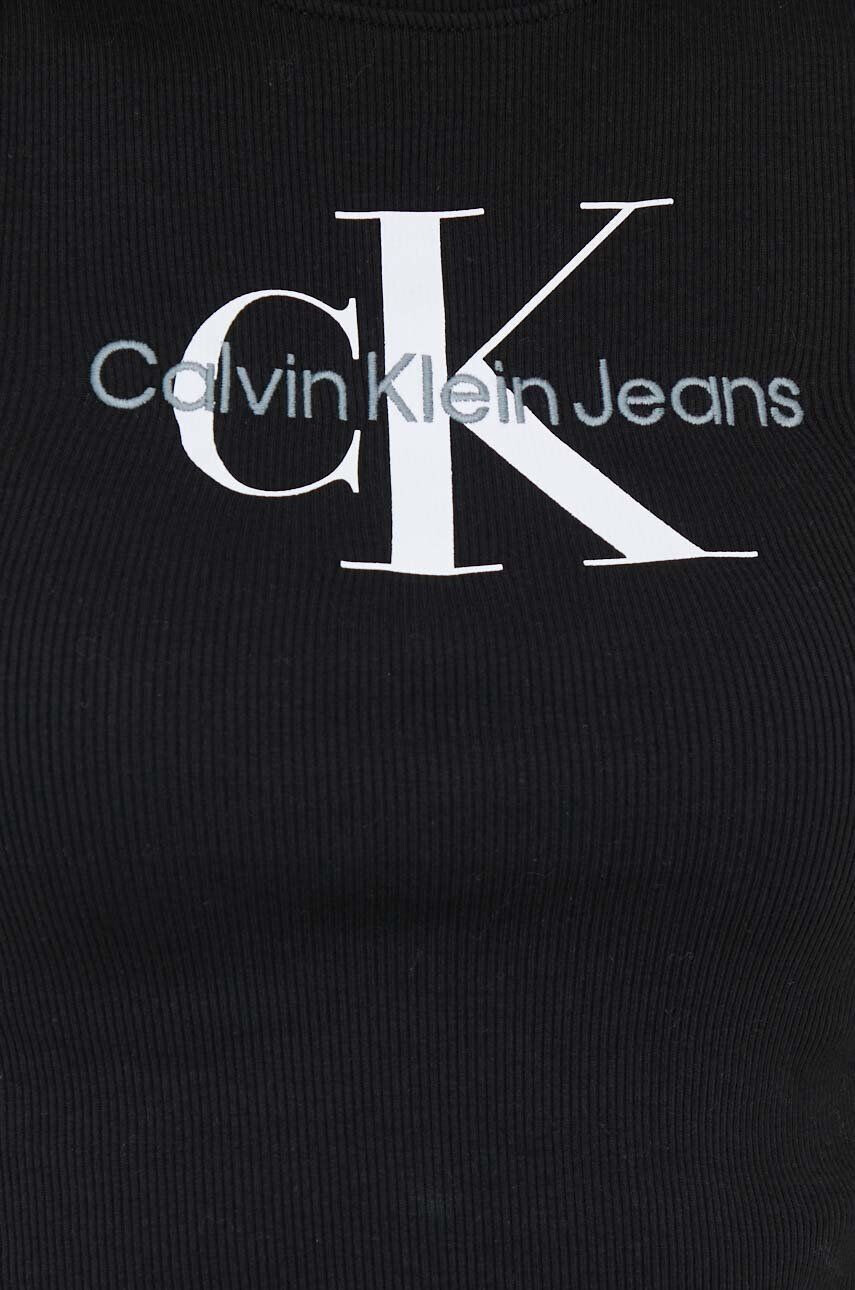 Calvin Klein Jeans Top dámsky zlatá farba - Pepit.sk