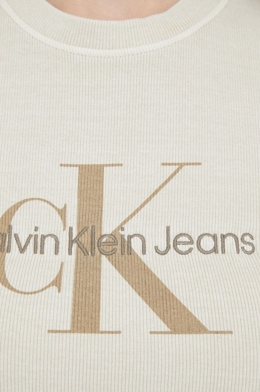 Calvin Klein Jeans Top dámsky ružová farba holý chrbát - Pepit.sk