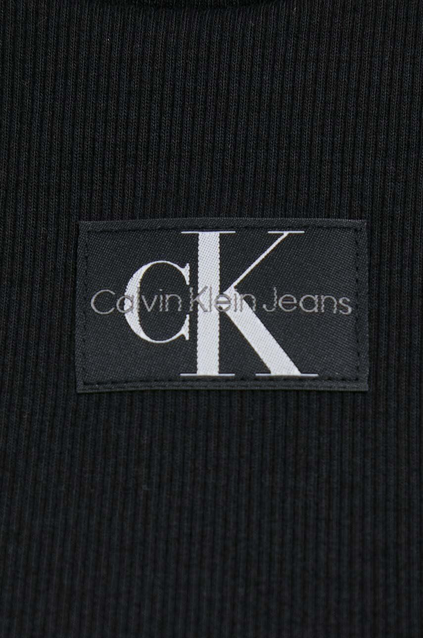 Calvin Klein Jeans Tričko dámsky čierna farba - Pepit.sk