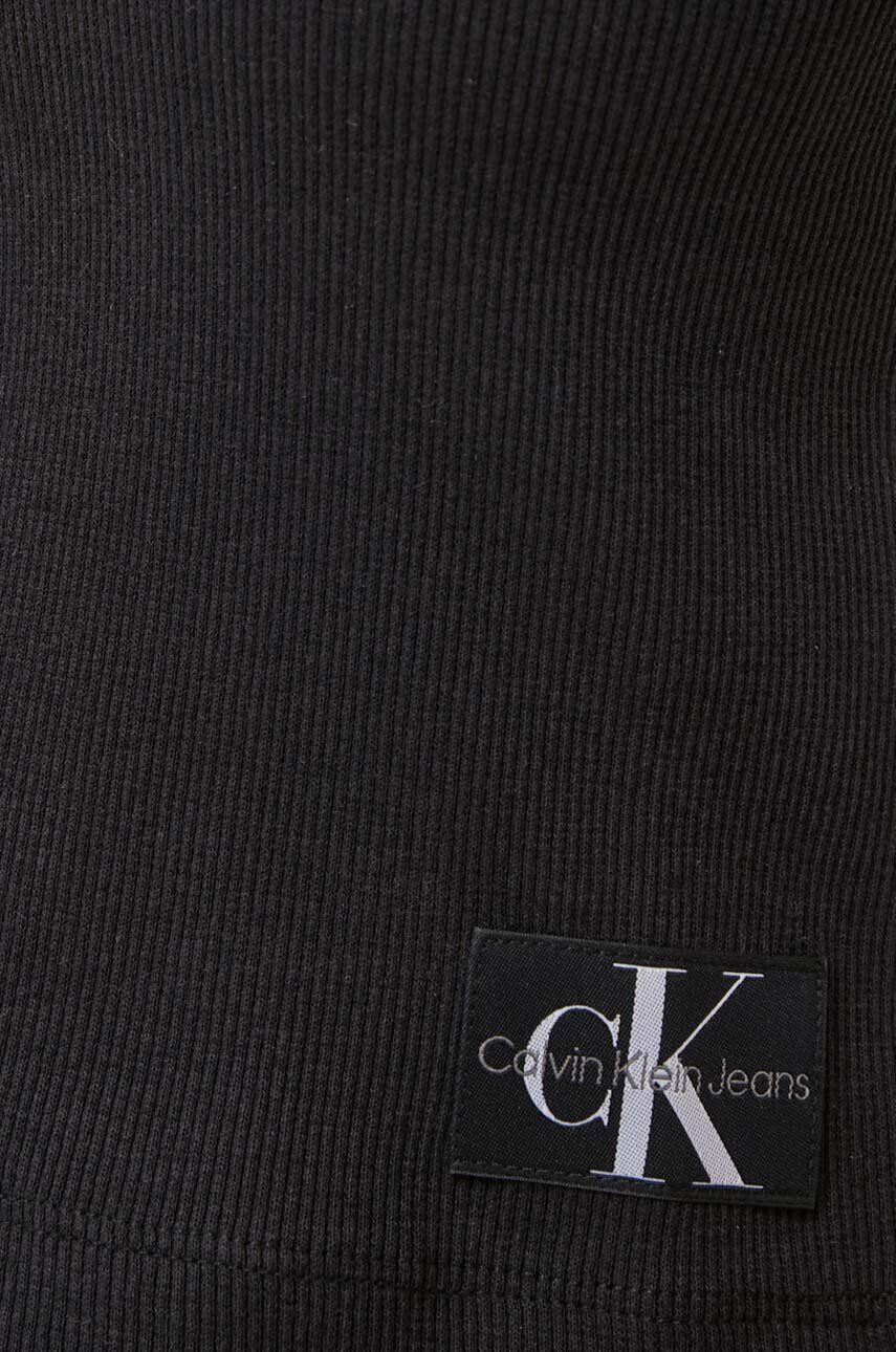 Calvin Klein Jeans Tričko dámsky čierna farba - Pepit.sk