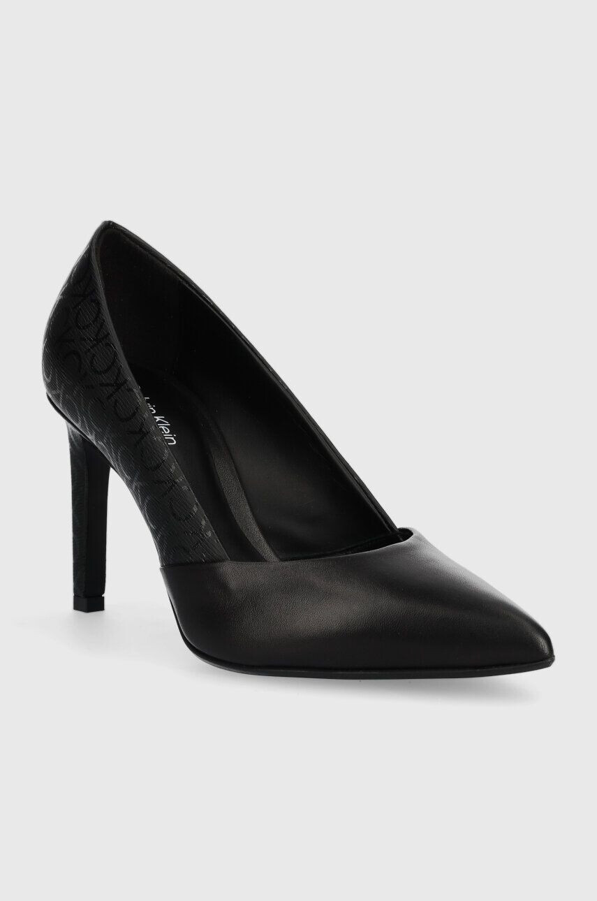 Calvin Klein Lodičky ESS STILETTO PUMP 90 - EPI MN MX čierna farba HW0HW01737 - Pepit.sk