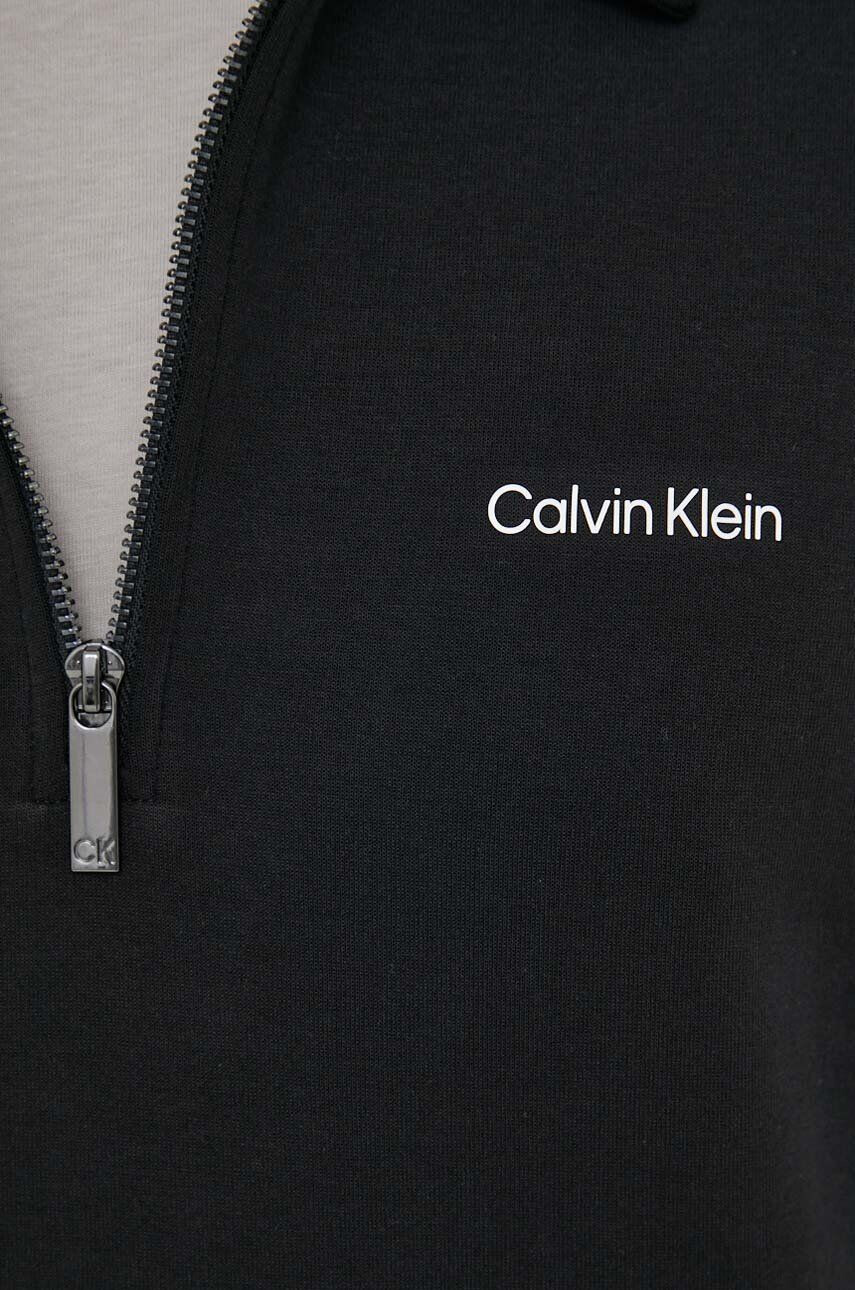 Calvin Klein Mikina dámska šedá farba s kapucňou jednofarebná - Pepit.sk