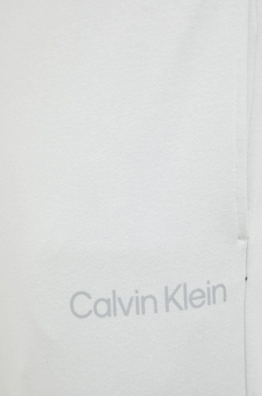 Calvin Klein Performance Tepláky pánske šedá farba jednofarebné - Pepit.sk