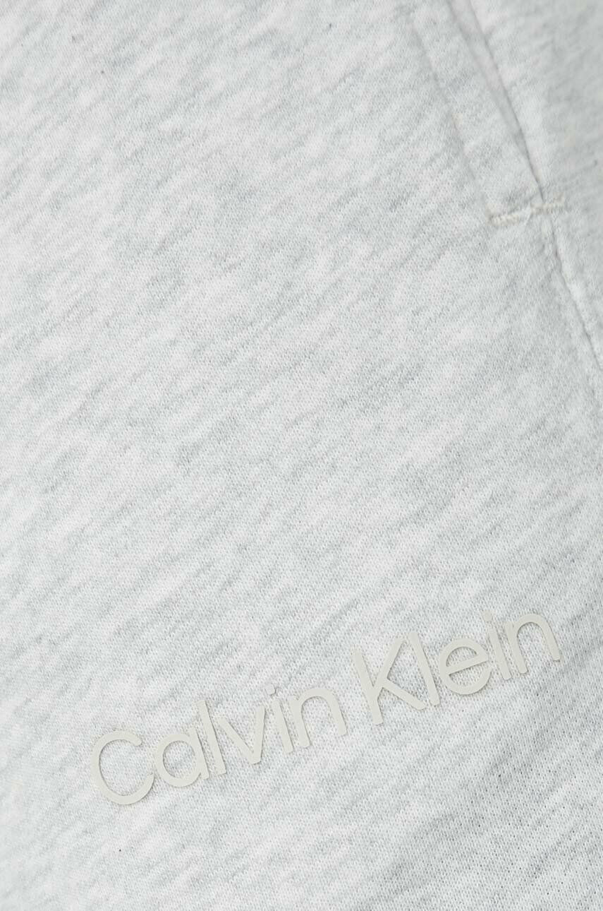 Calvin Klein Performance Tepláky Essentials šedá farba melanžové - Pepit.sk