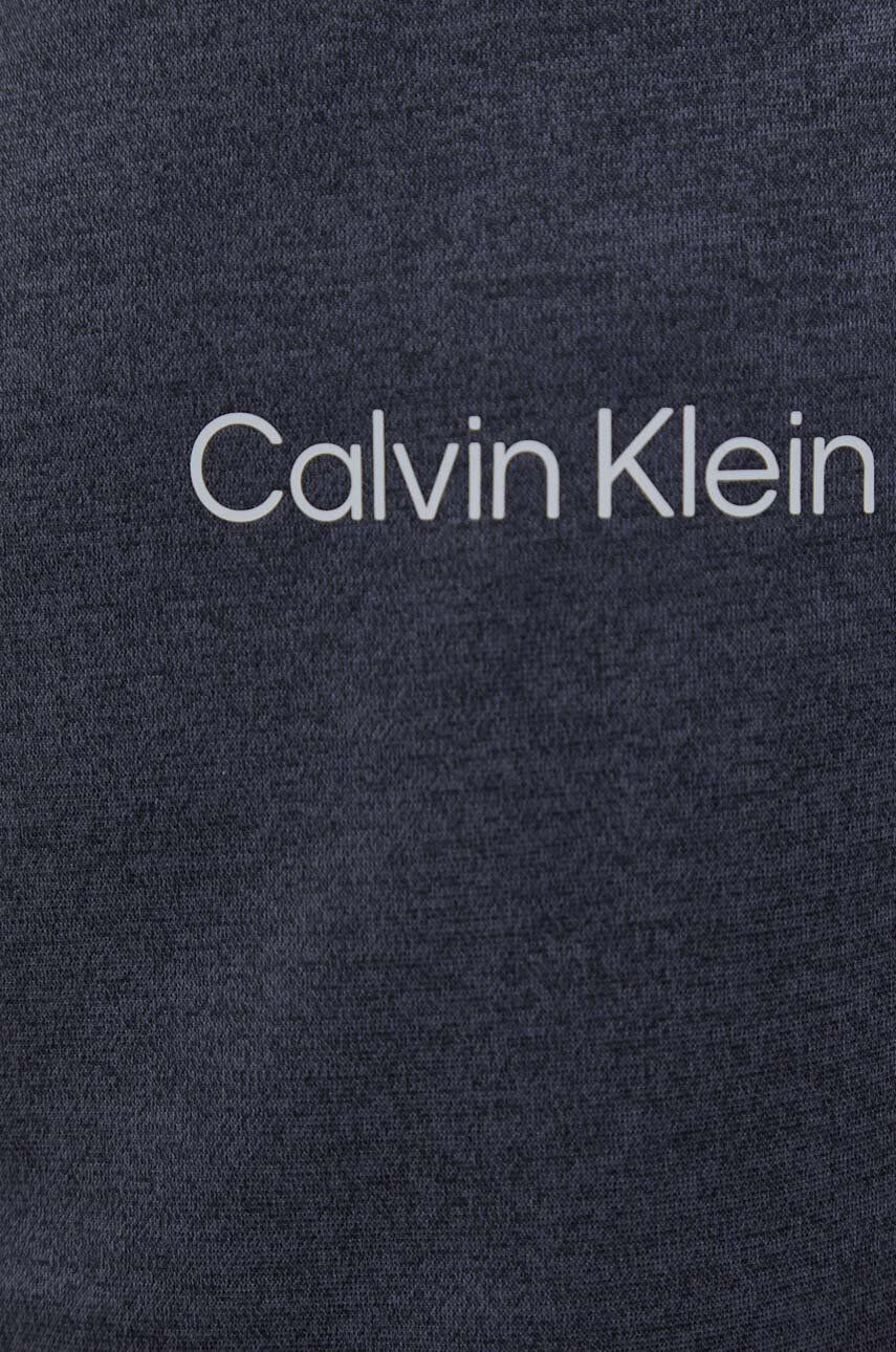 Calvin Klein Performance Tréningové nohavice šedá farba melanžové - Pepit.sk