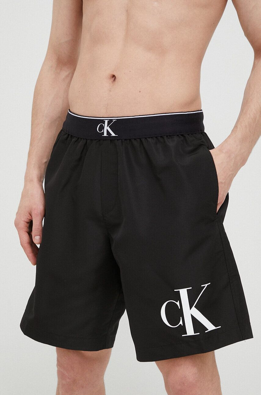 Calvin Klein Plavkové šortky žltá farba - Pepit.sk