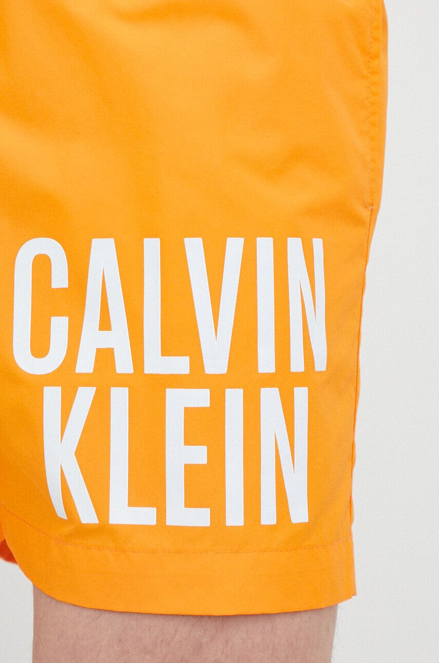 Calvin Klein Plavkové šortky oranžová farba - Pepit.sk