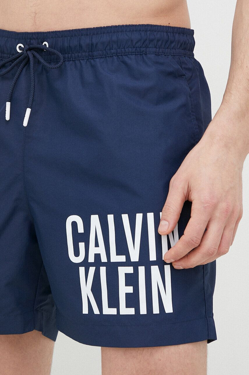 Calvin Klein Plavkové šortky biela farba - Pepit.sk