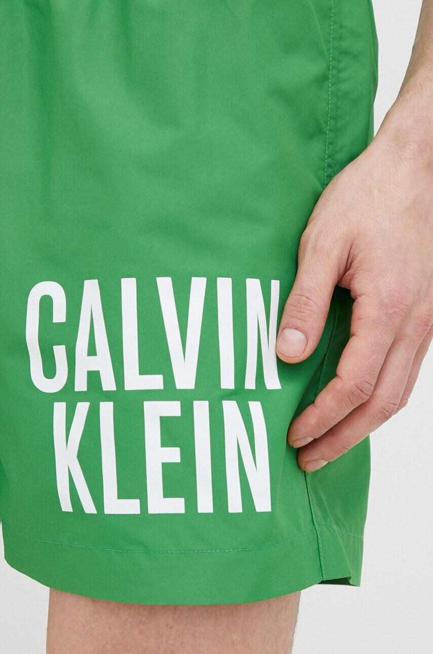 Calvin Klein Plavkové šortky čierna farba - Pepit.sk