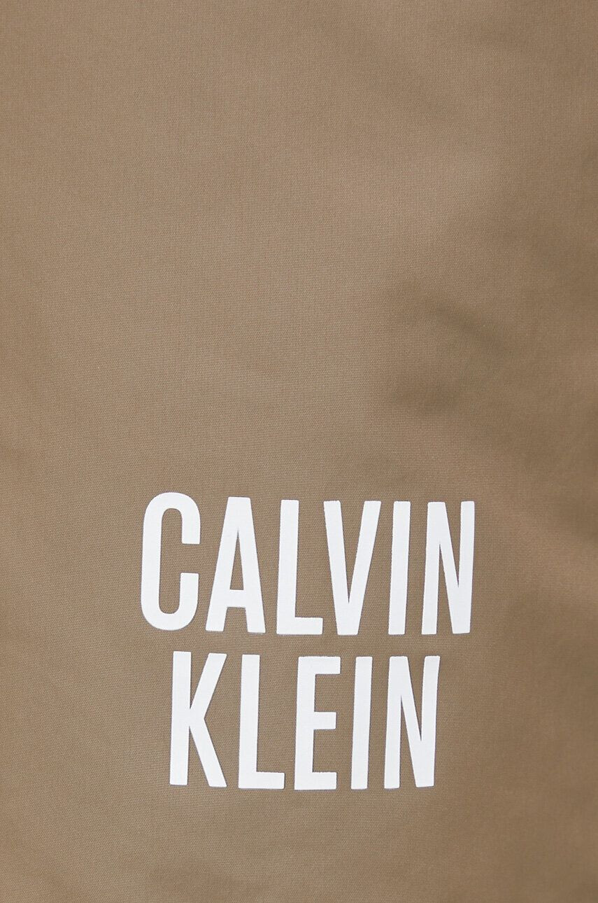 Calvin Klein Plavkové šortky hnedá farba - Pepit.sk