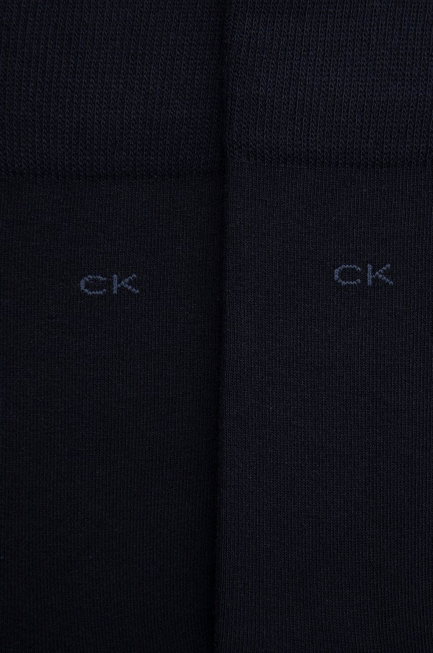 Calvin Klein Ponožky 2-pak pánske tmavomodrá farba - Pepit.sk