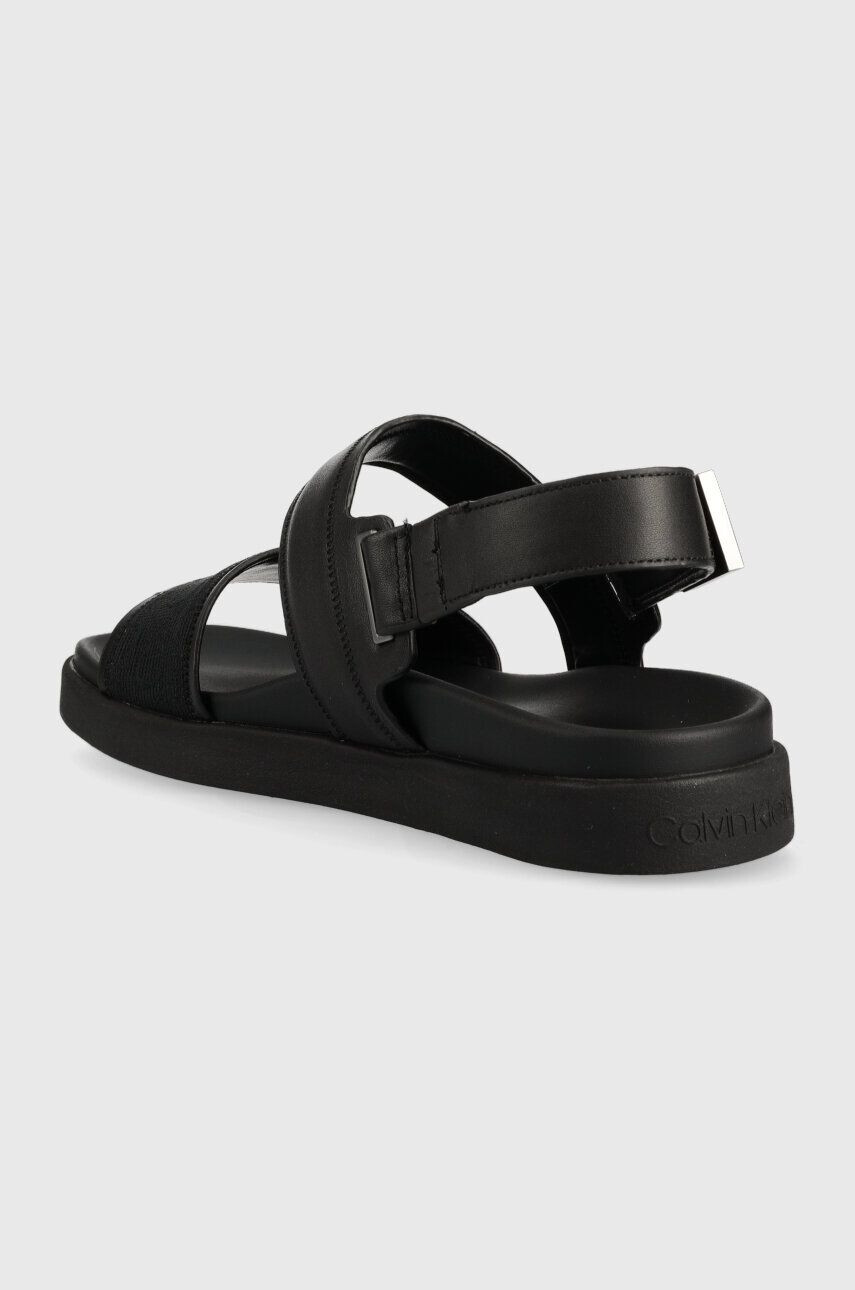 Calvin Klein Sandále BACK STRAP SANDAL MONO JQ pánske čierna farba HM0HM00970 - Pepit.sk