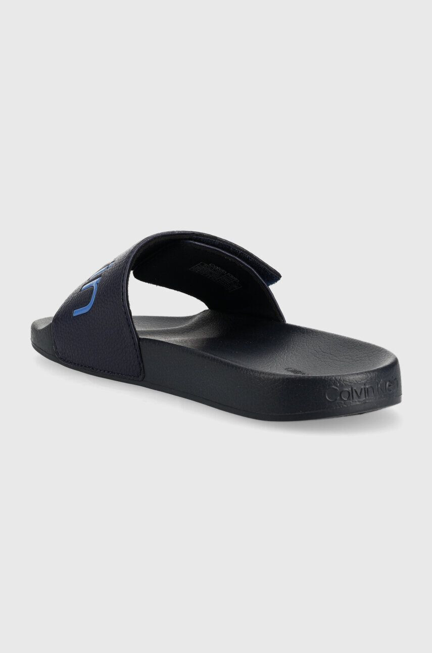 Calvin Klein Šľapky ADJ POOL SLIDE PU pánske čierna farba HM0HM00957 - Pepit.sk