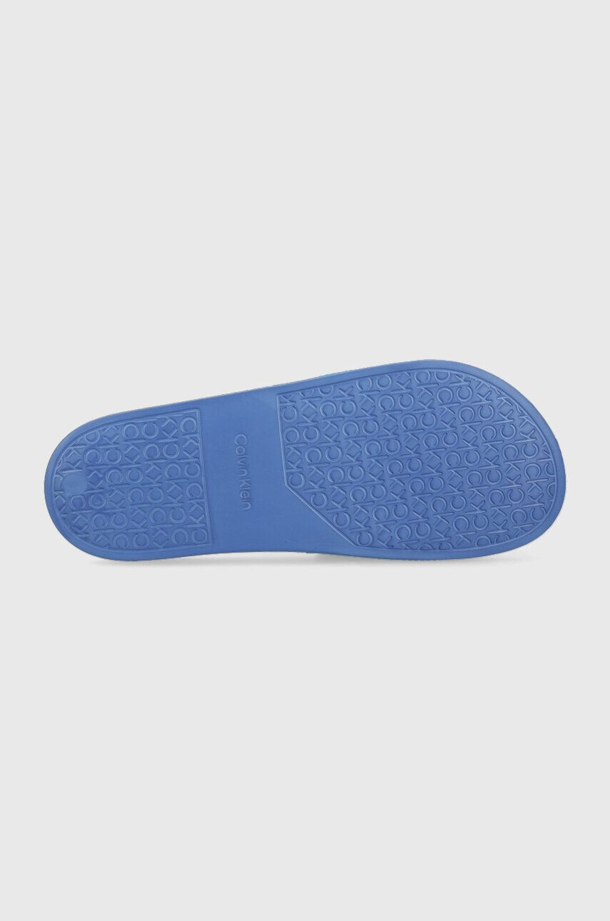 Calvin Klein Šľapky POOL SLIDE RUBBER pánske čierna farba HM0HM01062 - Pepit.sk