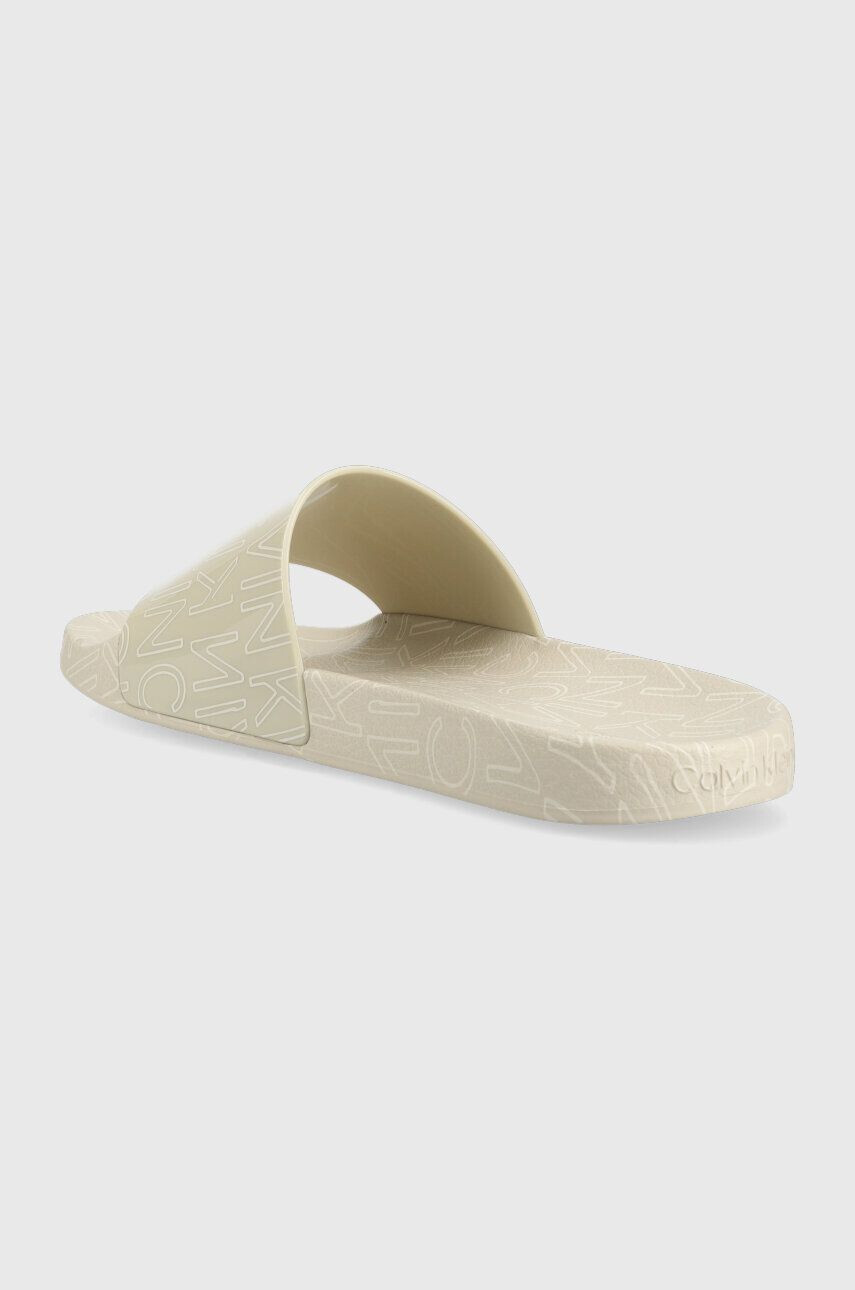 Calvin Klein Šľapky POOL SLIDE RUBBER dámske čierna farba HW0HW02000 - Pepit.sk