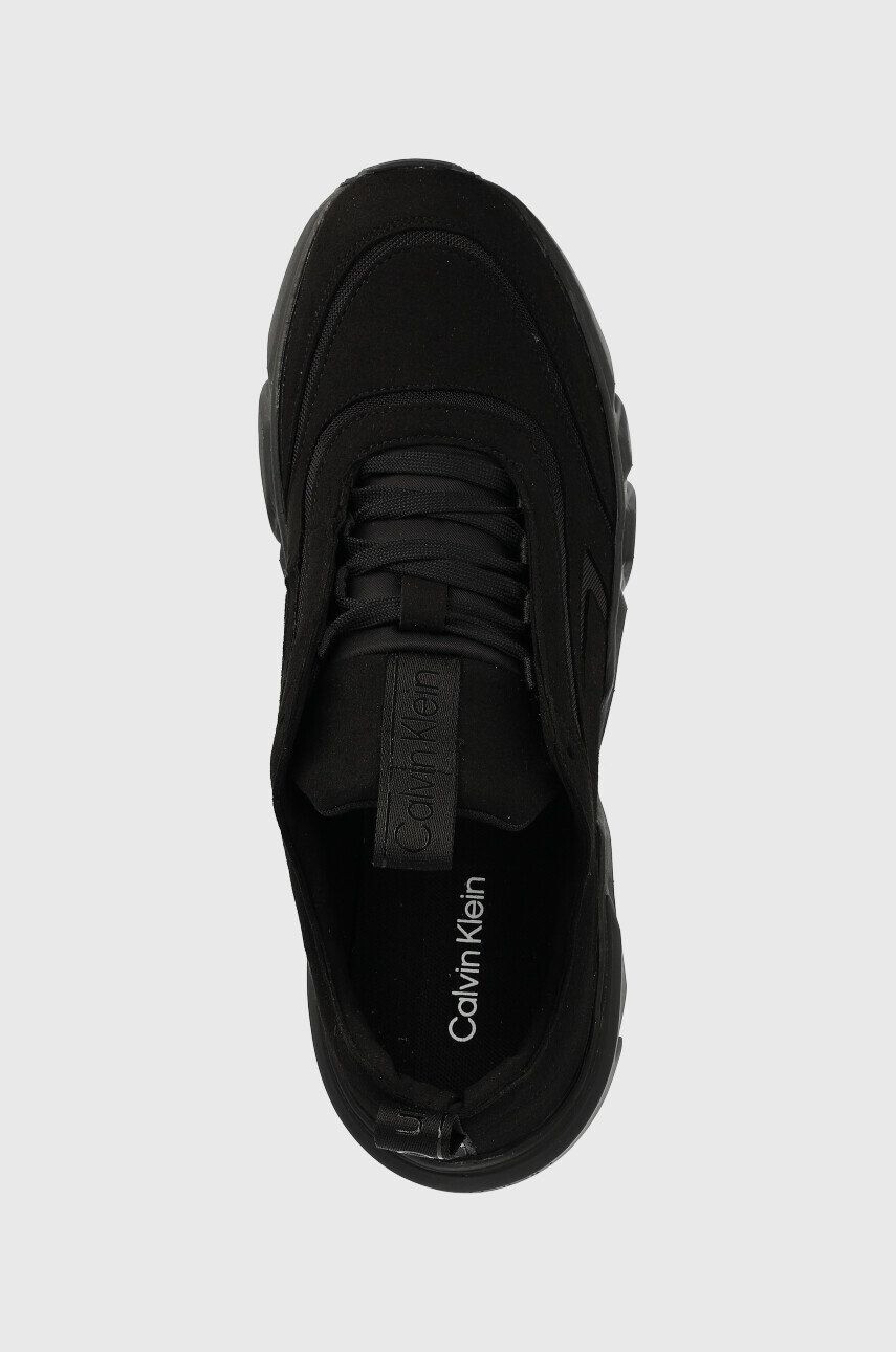 Calvin Klein Tenisky Low Top Lace Up čierna farba - Pepit.sk