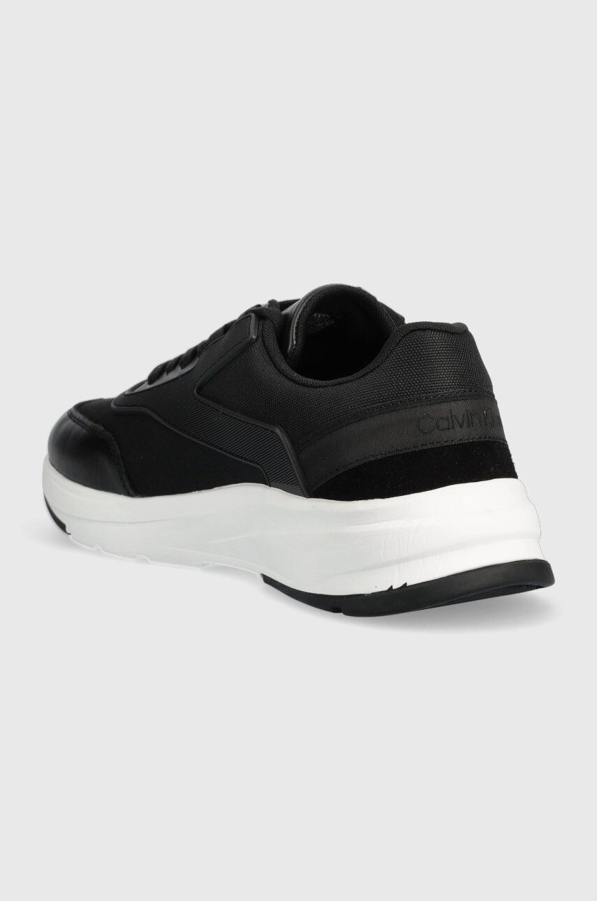 Calvin Klein Tenisky Low Top Lace Up Mix čierna farba - Pepit.sk