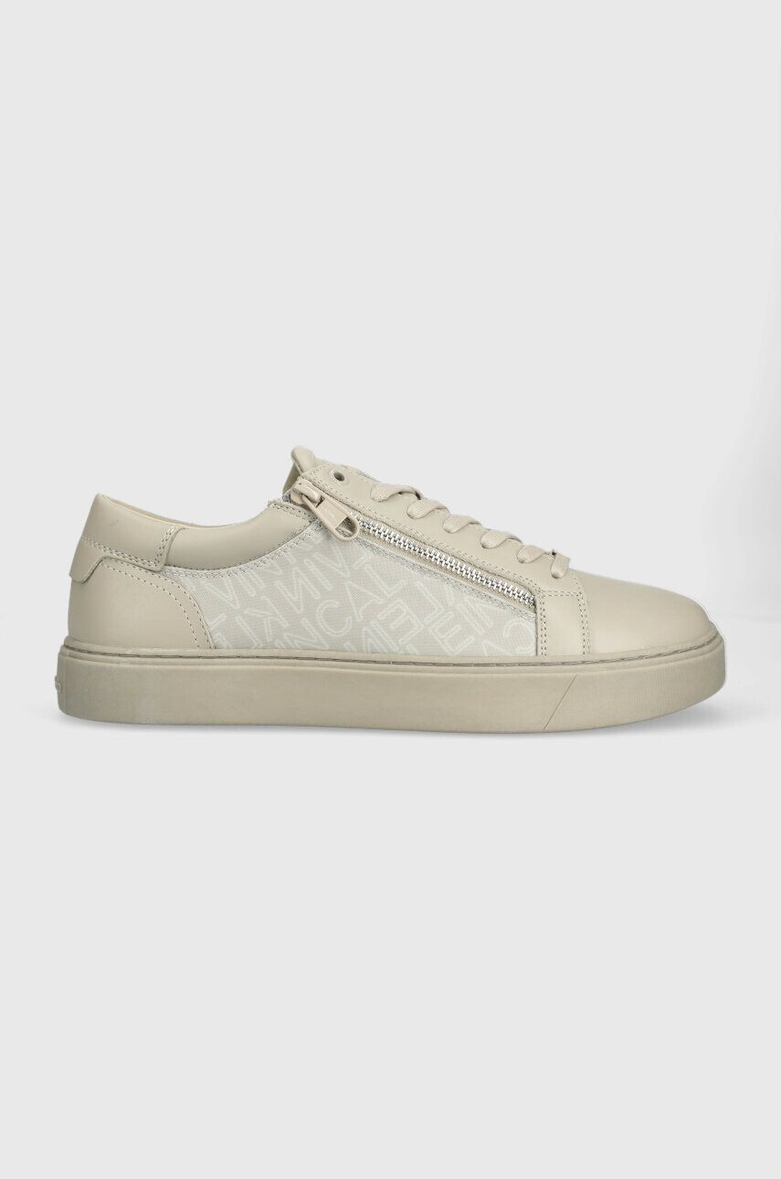 Calvin Klein Tenisky LOW TOP LACE UP W/ZI béžová farba HM0HM01059 - Pepit.sk