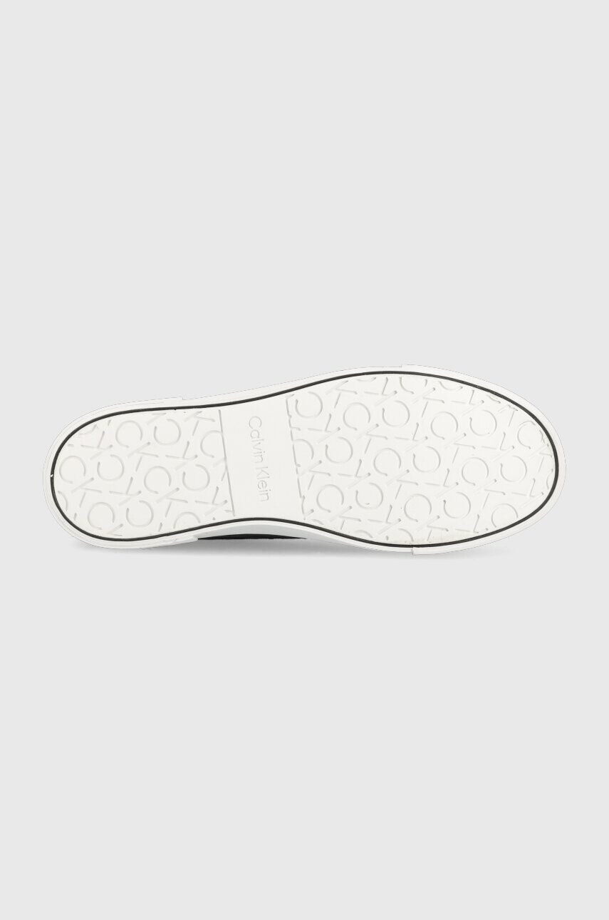 Calvin Klein Tenisky VULC LACE UP - MONO dámske biela farba HW0HW01777 - Pepit.sk