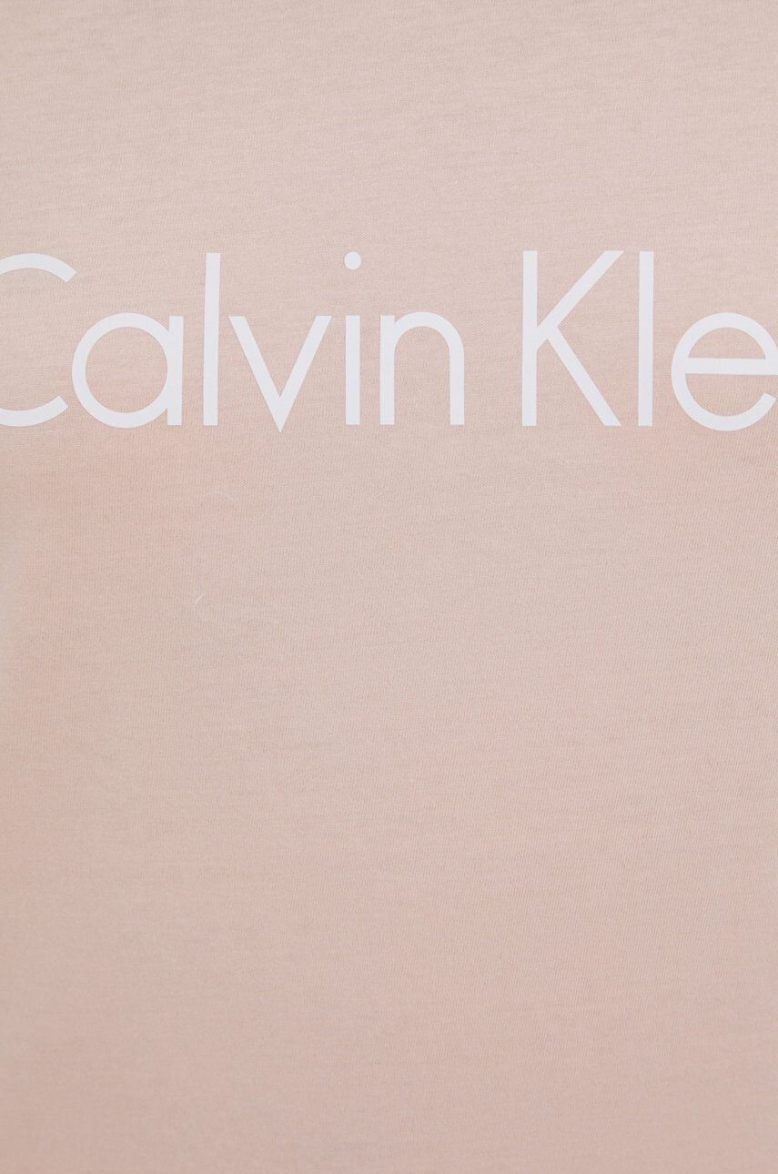 Calvin Klein Underwear Bavlnené pyžamové tričko oranžová farba bavlnená - Pepit.sk