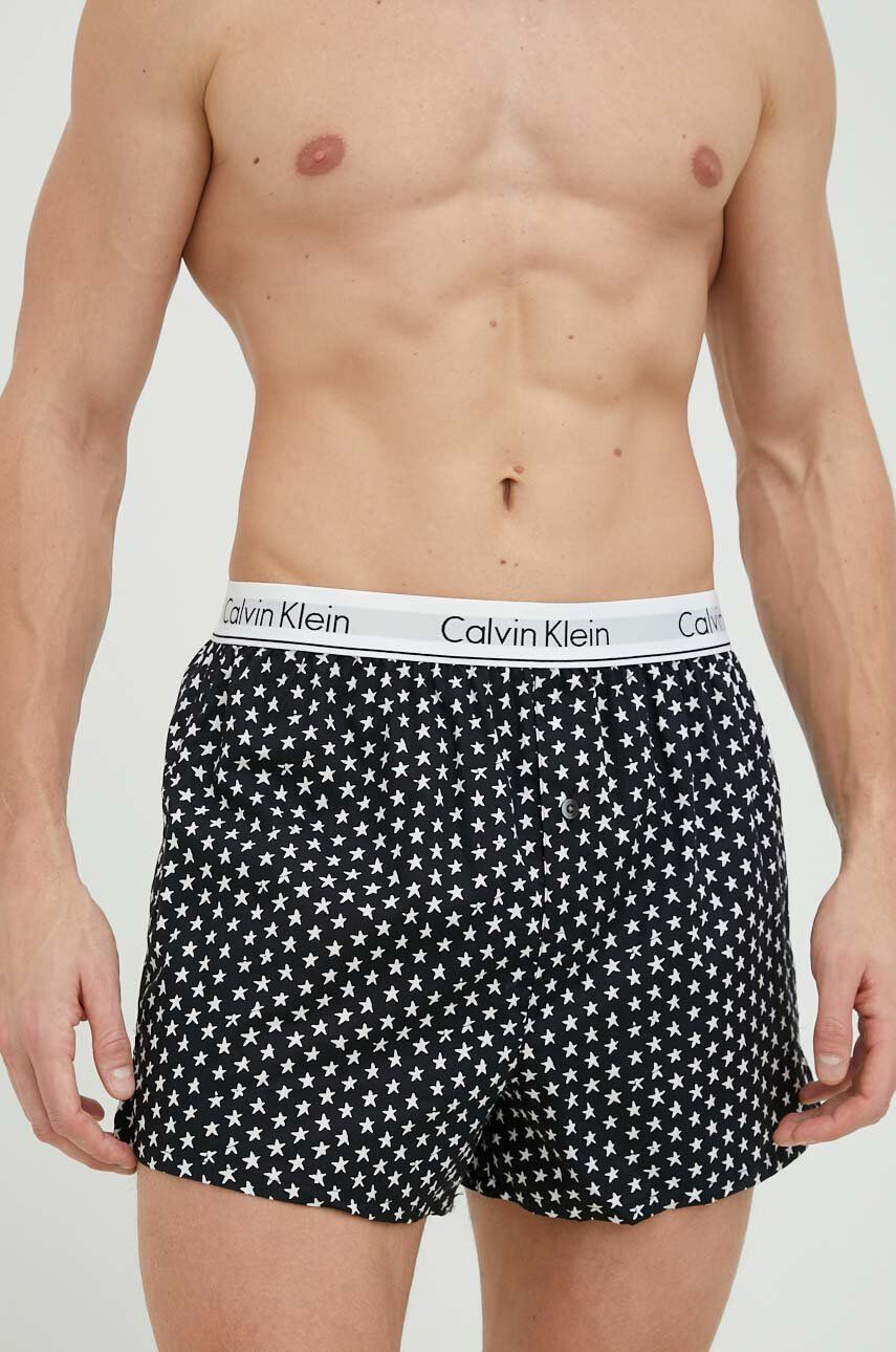 Calvin Klein Underwear Bavlnené boxerky 2-pak čierna farba - Pepit.sk