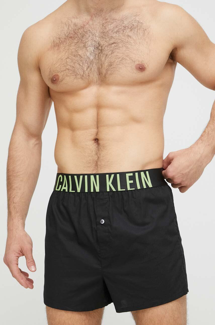 Calvin Klein Underwear Bavlnené boxerky 2-pak čierna farba - Pepit.sk