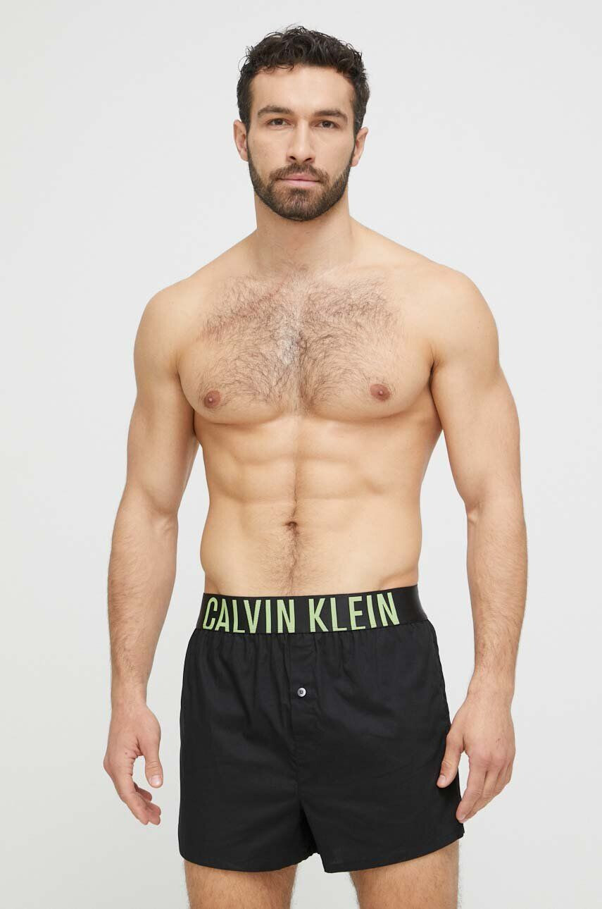 Calvin Klein Underwear Bavlnené boxerky 2-pak čierna farba - Pepit.sk