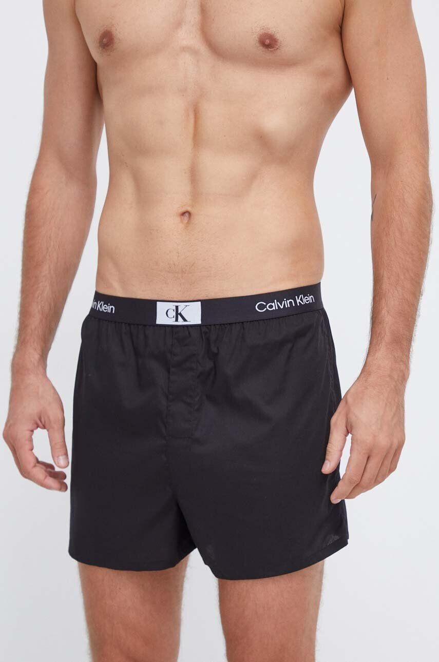 Calvin Klein Underwear Bavlnené boxerky 3-pak zelená farba - Pepit.sk