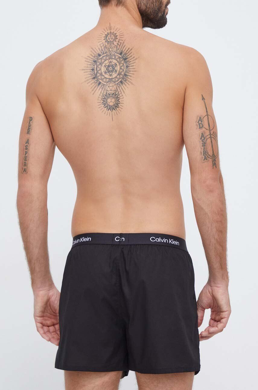 Calvin Klein Underwear Bavlnené boxerky 3-pak zelená farba - Pepit.sk