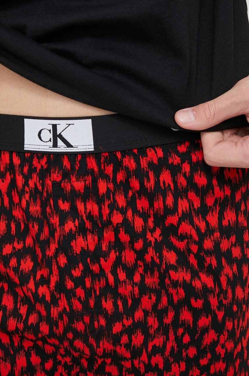 Calvin Klein Underwear Bavlnené pyžamo čierna farba vzorovaná - Pepit.sk