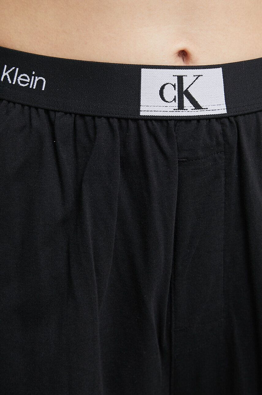 Calvin Klein Underwear Bavlnené pyžamové nohavice čierna farba bavlnená - Pepit.sk