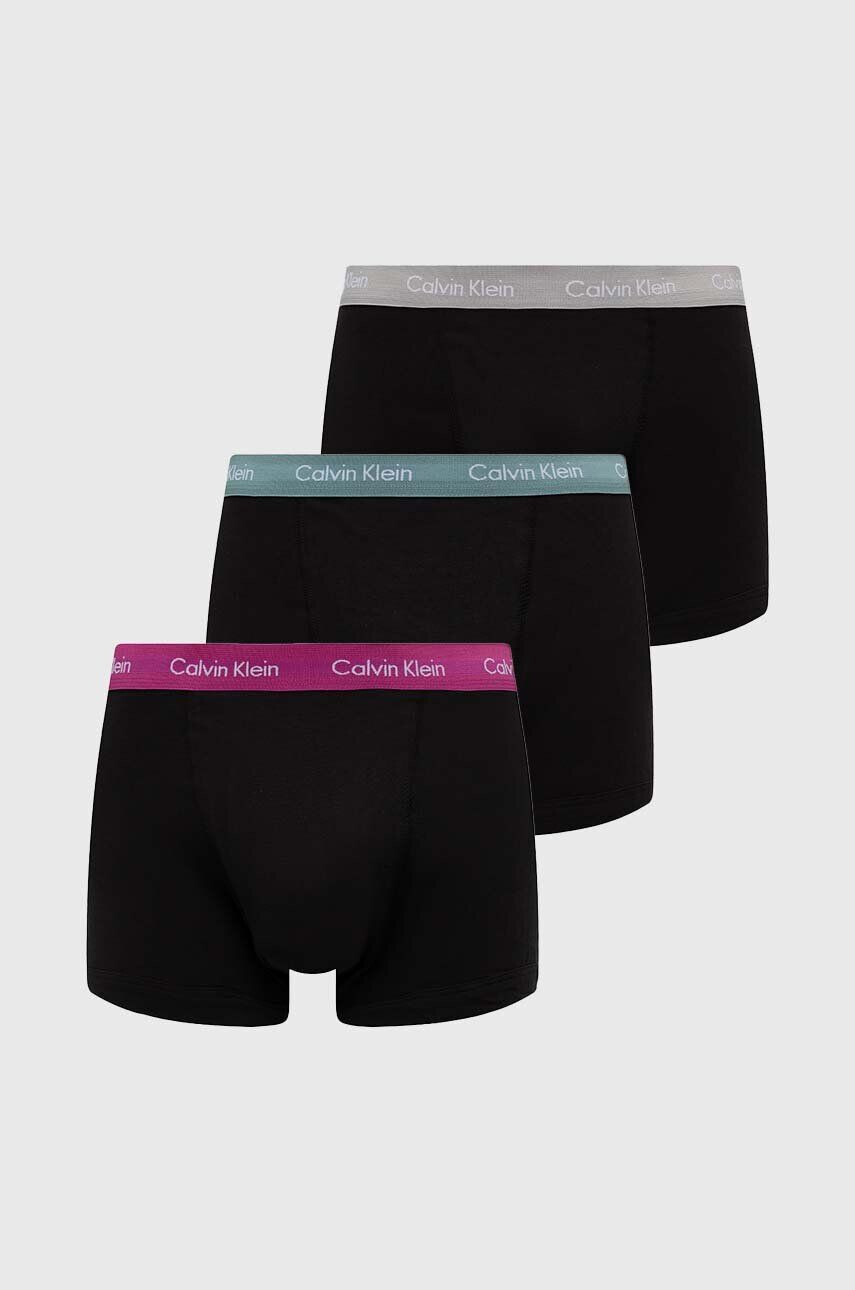 Calvin Klein Underwear Boxerky 3-pak pánske čierna farba - Pepit.sk