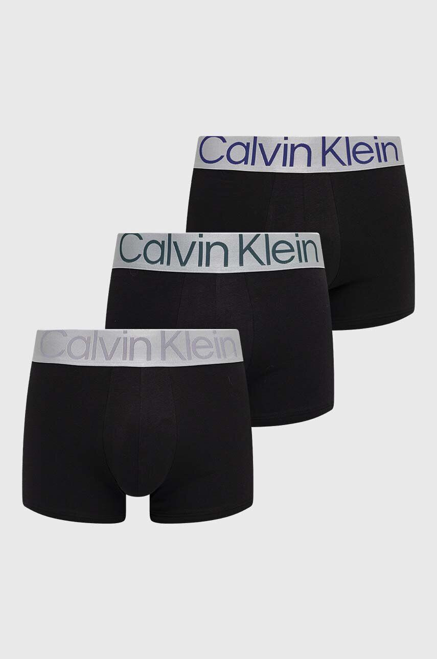 Calvin Klein Underwear Boxerky 3-pak pánske čierna farba - Pepit.sk