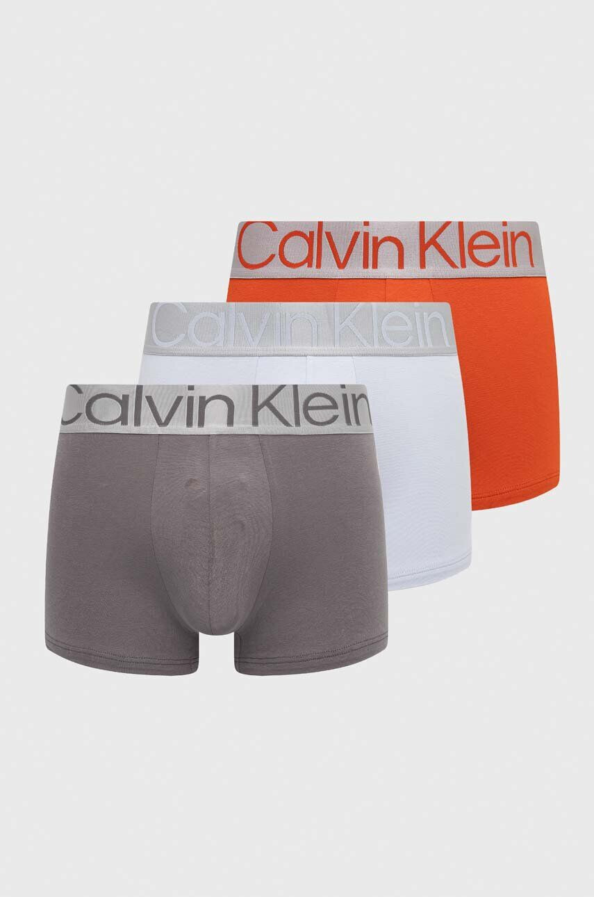 Calvin Klein Underwear Boxerky 3-pak pánske červená farba - Pepit.sk