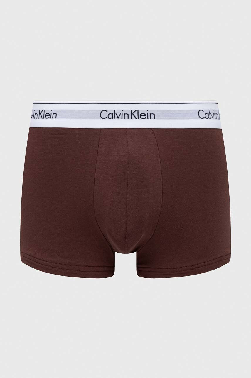 Calvin Klein Underwear Boxerky 3-pak pánske červená farba - Pepit.sk