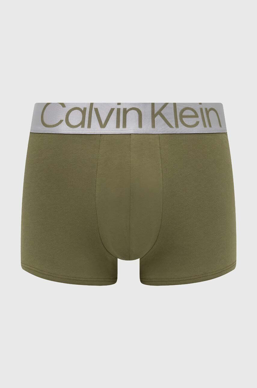 Calvin Klein Underwear Boxerky 3-pak pánske zelená farba - Pepit.sk