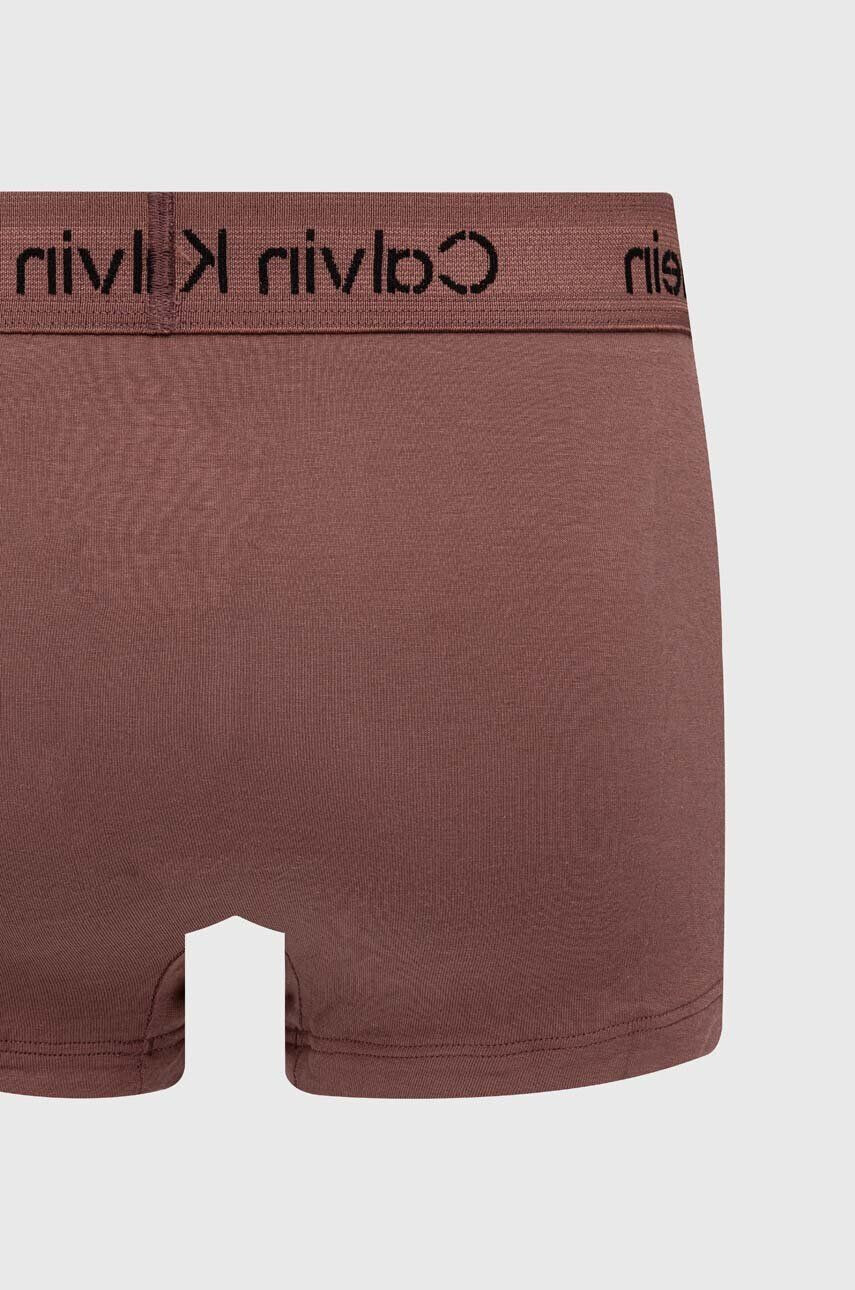 Calvin Klein Underwear Boxerky 3-pak pánske hnedá farba - Pepit.sk