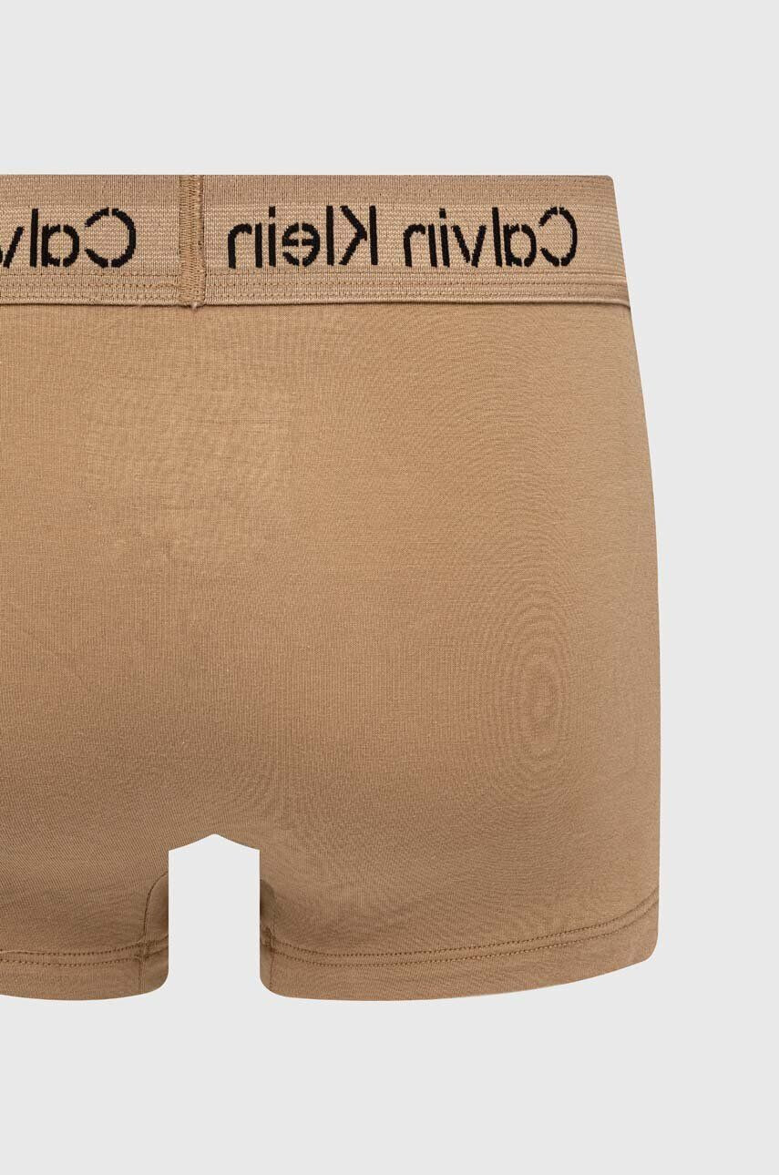 Calvin Klein Underwear Boxerky 3-pak pánske hnedá farba - Pepit.sk