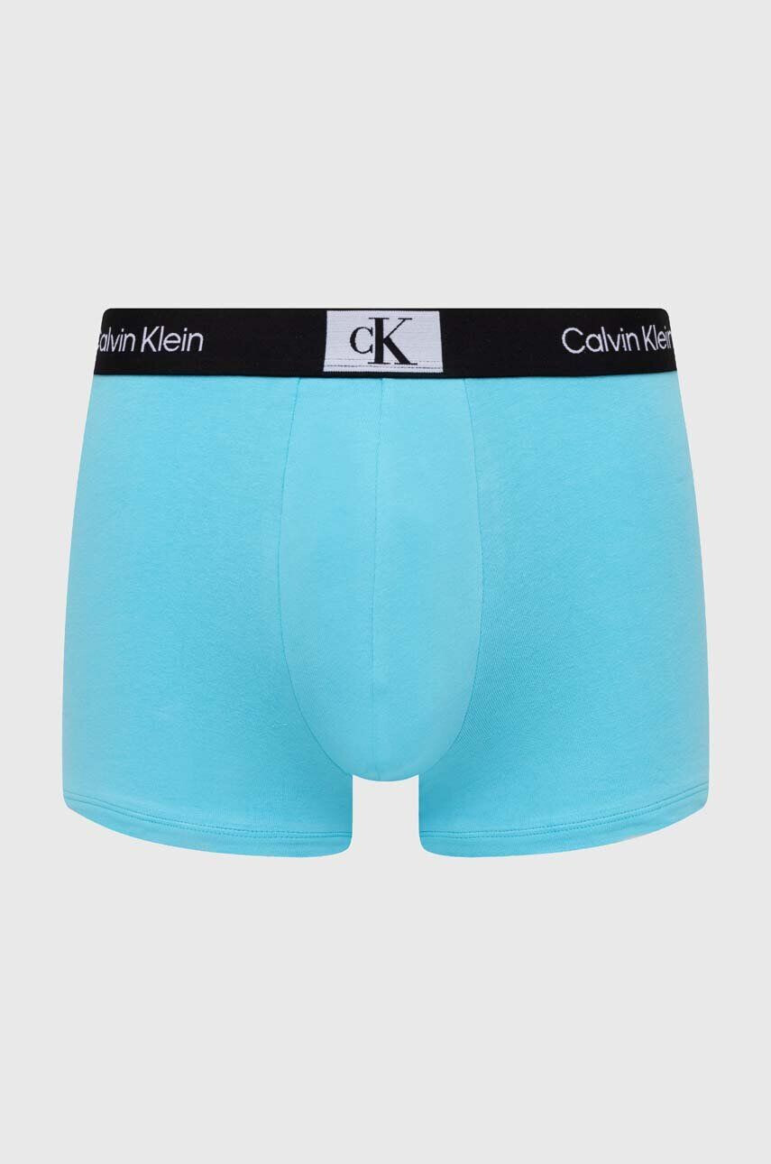 Calvin Klein Underwear Boxerky 3-pak pánske tyrkysová farba - Pepit.sk