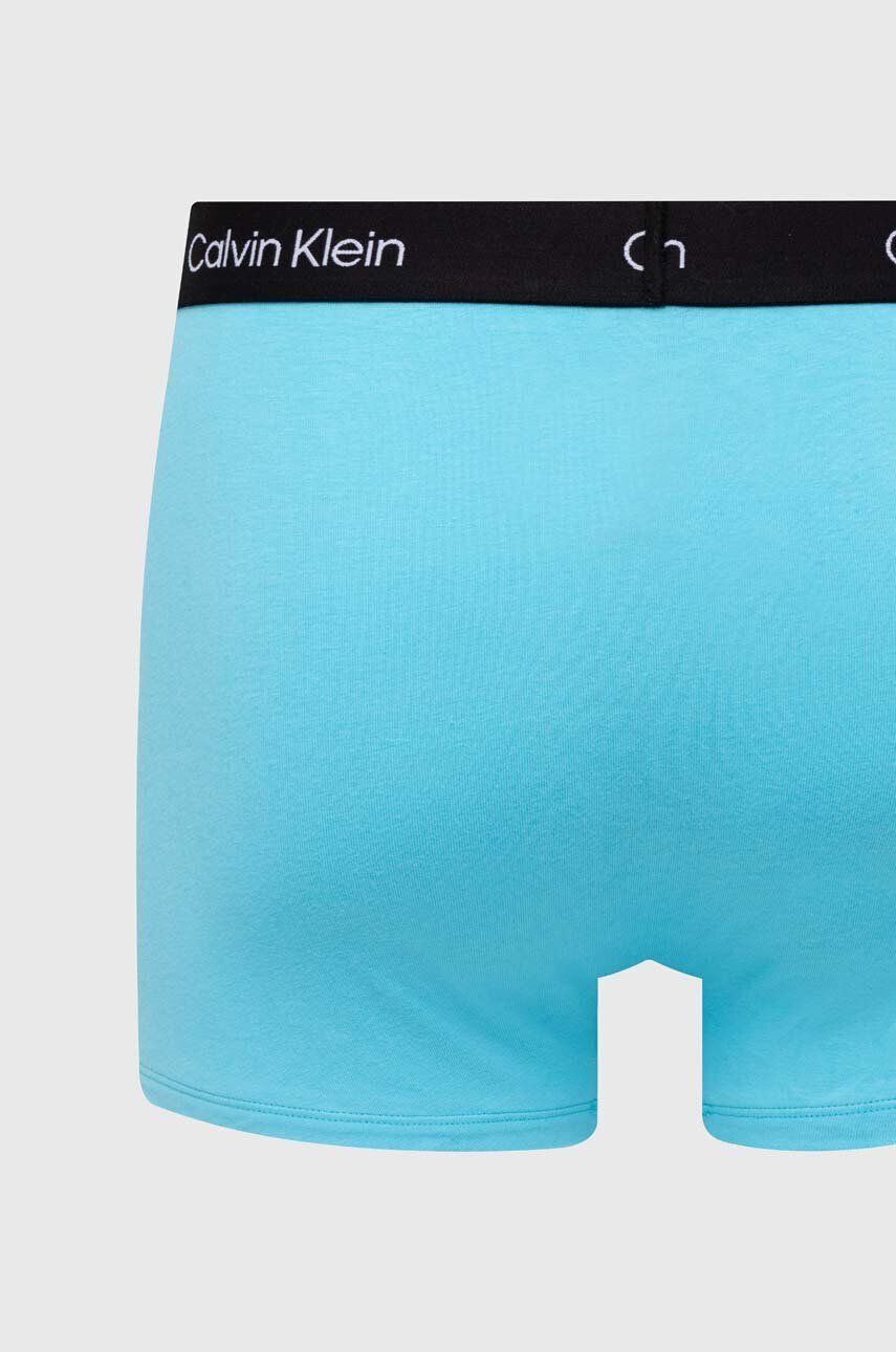 Calvin Klein Underwear Boxerky 3-pak pánske tyrkysová farba - Pepit.sk