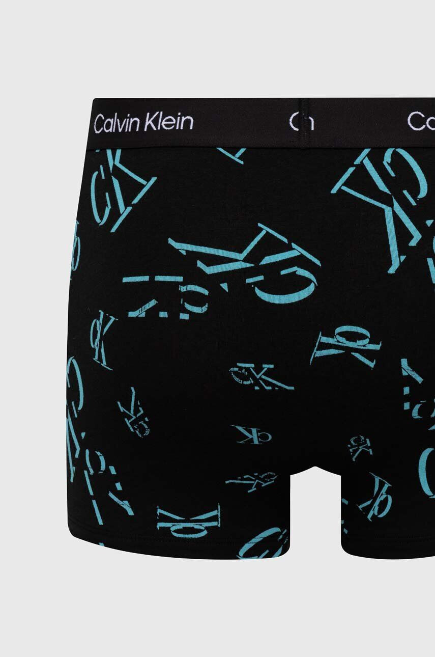 Calvin Klein Underwear Boxerky 3-pak pánske tyrkysová farba - Pepit.sk