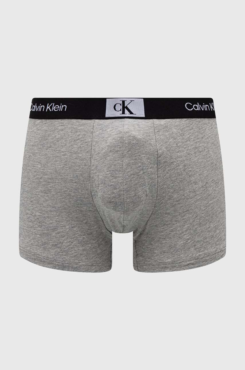 Calvin Klein Underwear Boxerky 3-pak pánske šedá farba - Pepit.sk