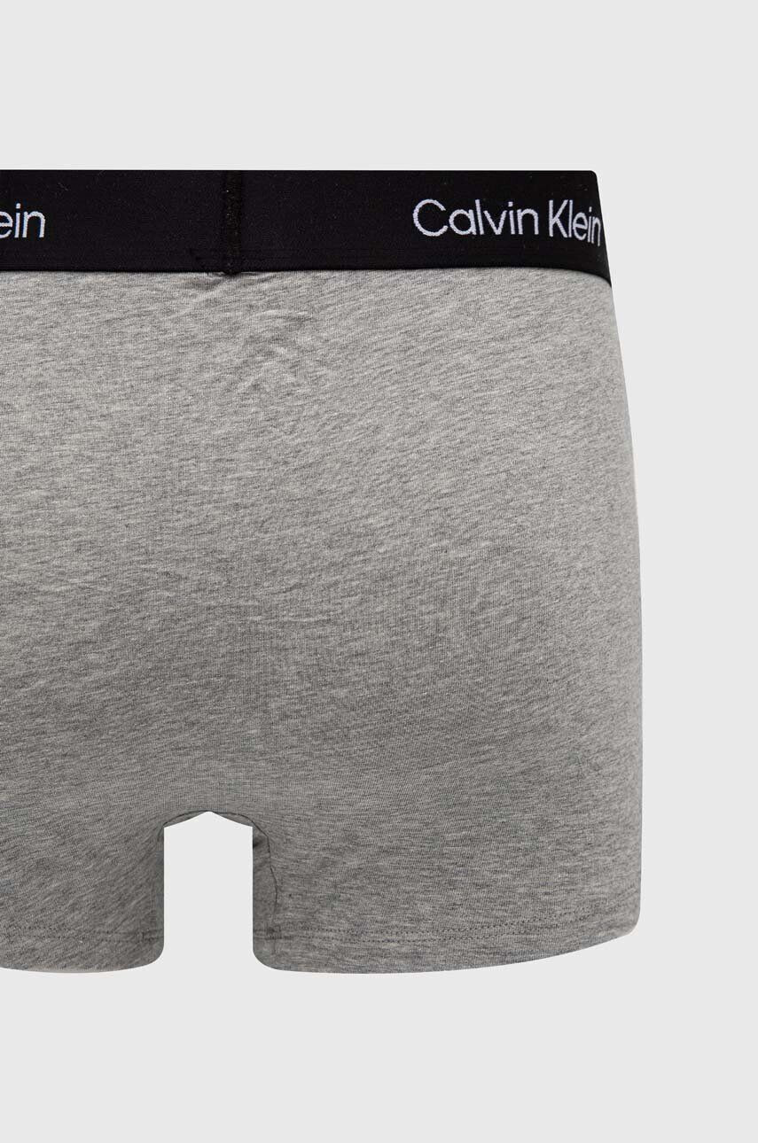 Calvin Klein Underwear Boxerky 3-pak pánske šedá farba - Pepit.sk