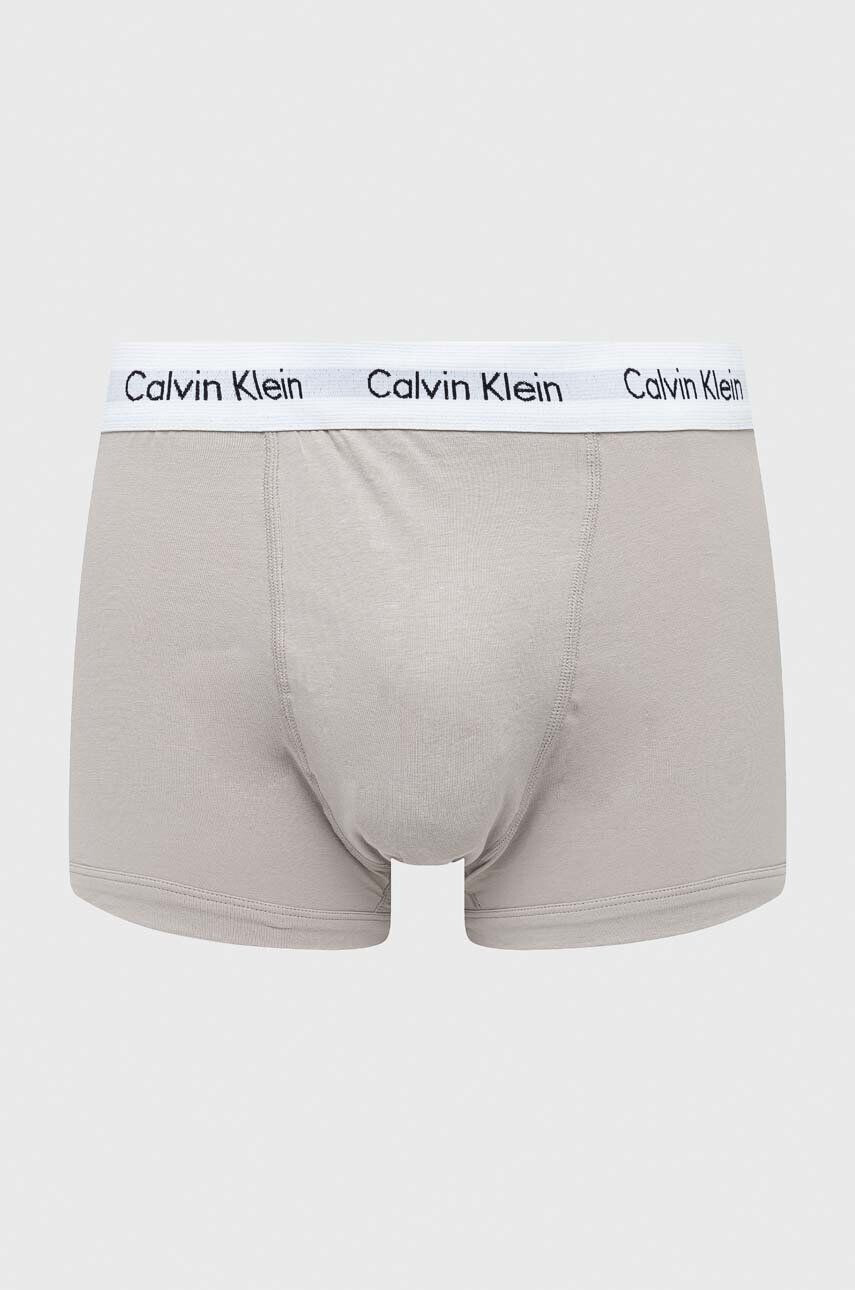 Calvin Klein Underwear Boxerky 3-pak pánske bordová farba - Pepit.sk