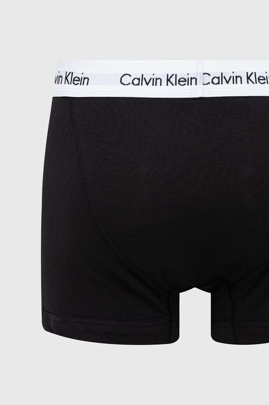 Calvin Klein Underwear Boxerky 3-pak pánske bordová farba - Pepit.sk