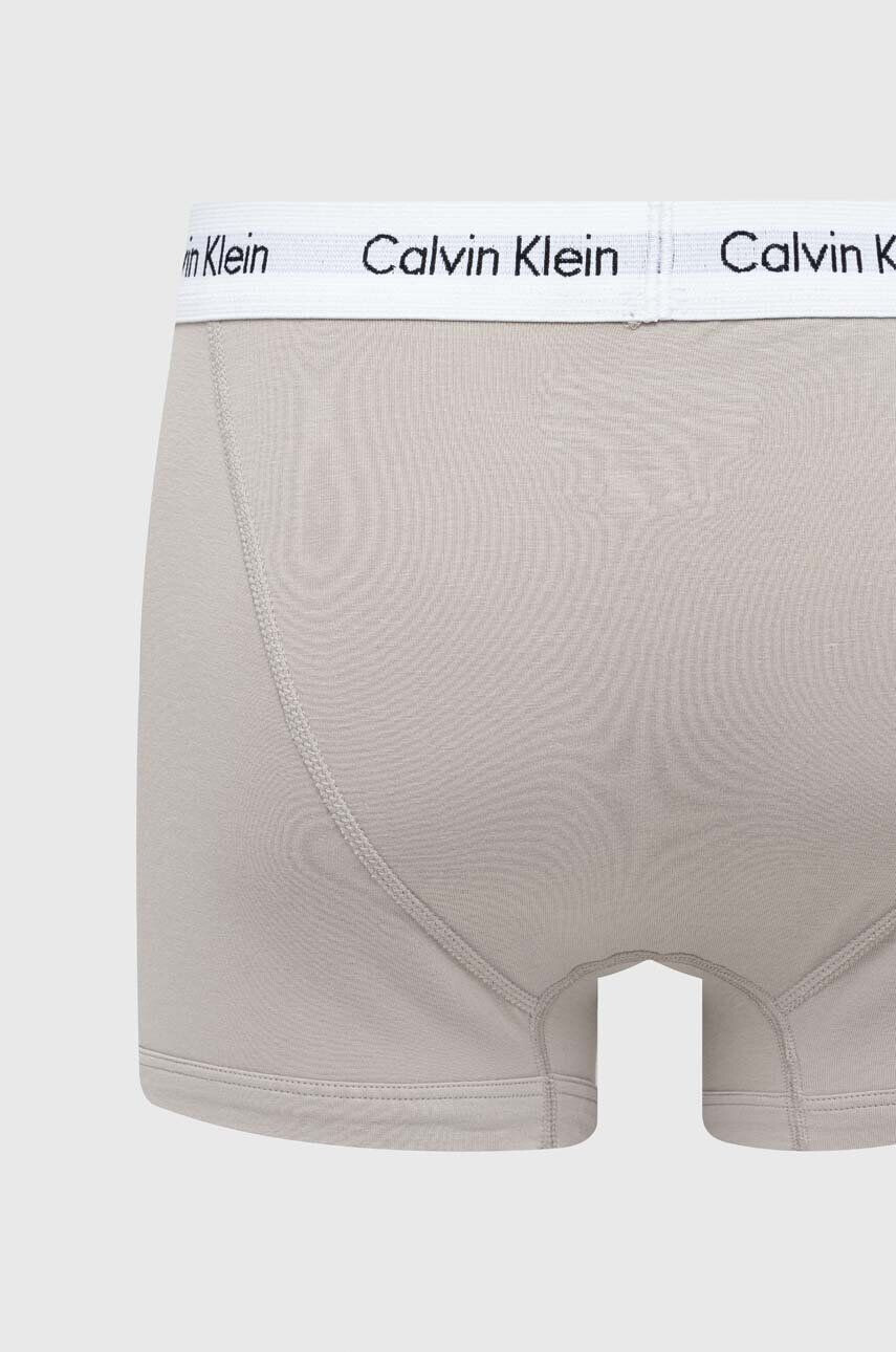 Calvin Klein Underwear Boxerky 3-pak pánske bordová farba - Pepit.sk